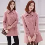 显瘦秋季中长款修身大衣