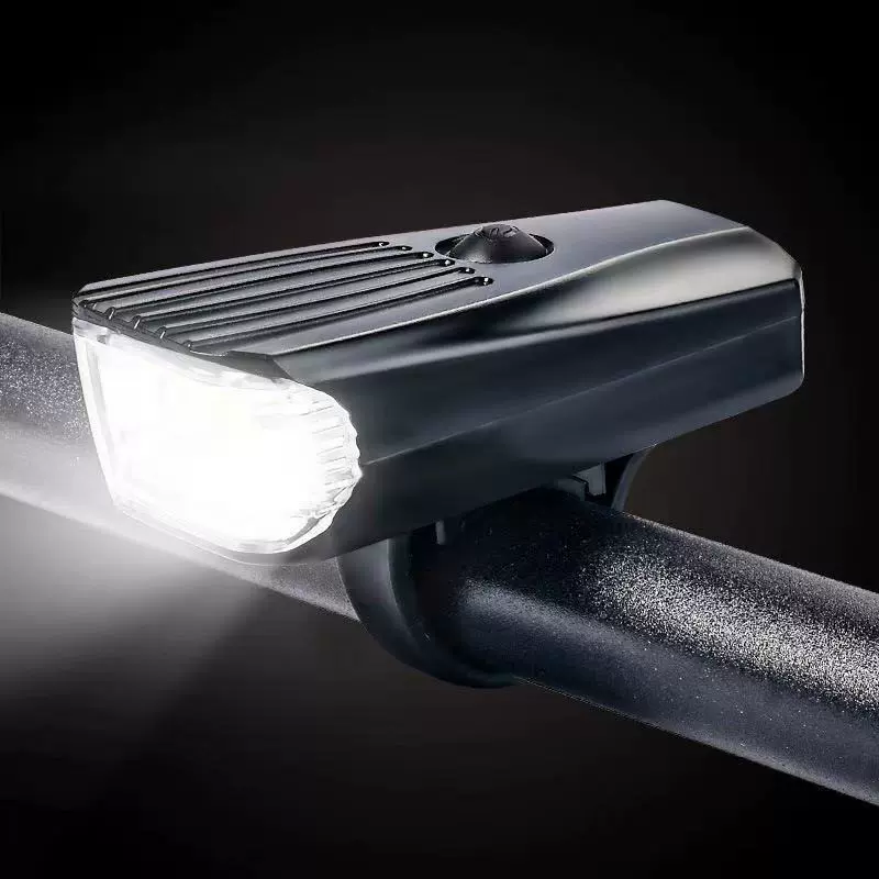 自行车灯车前灯夜骑充电喇叭强光手电筒山地车灯儿童骑行装备配件