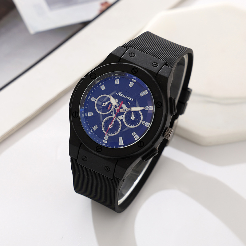 Reloj transfronterizo para hombres hueco al aire libre moda de silicona correa relojes de estudiantes de varones creativos nuevos regalos al por mayor image 3