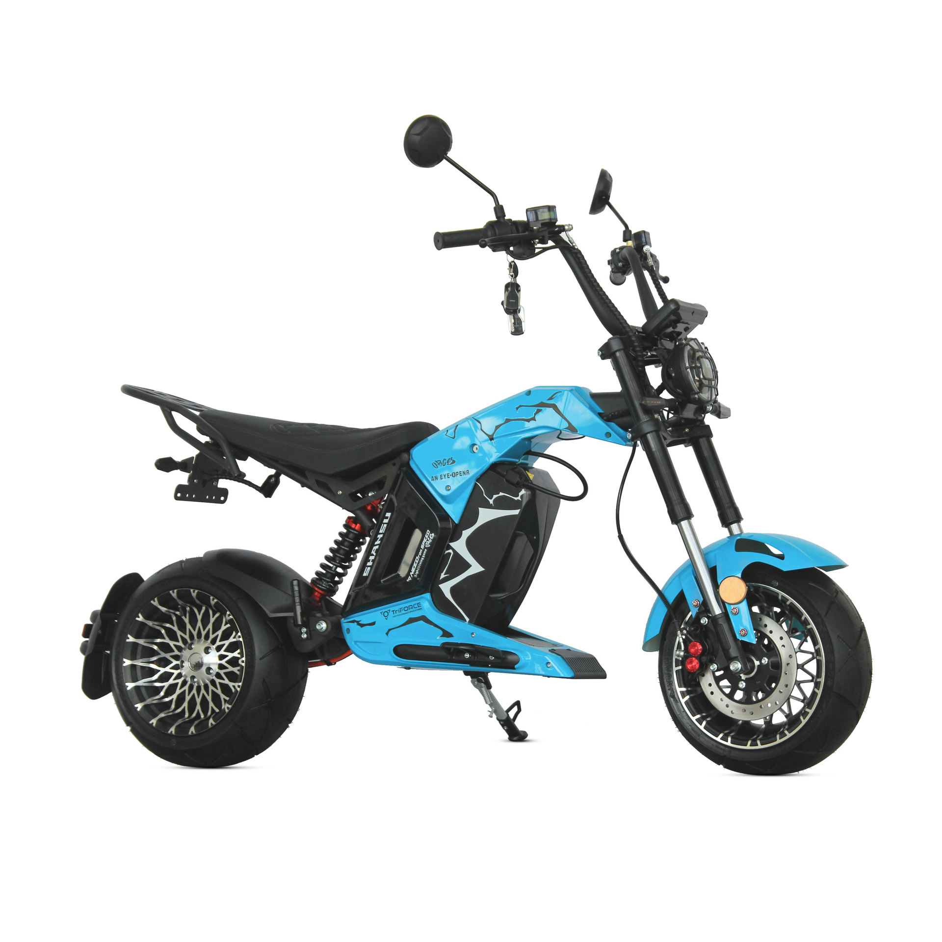 Eec Dot Adult Scooter Two-Wheeled Motorcycle Harley Electric Car Hm-8 Cross-Border Overseas Warehouse Straight Hair