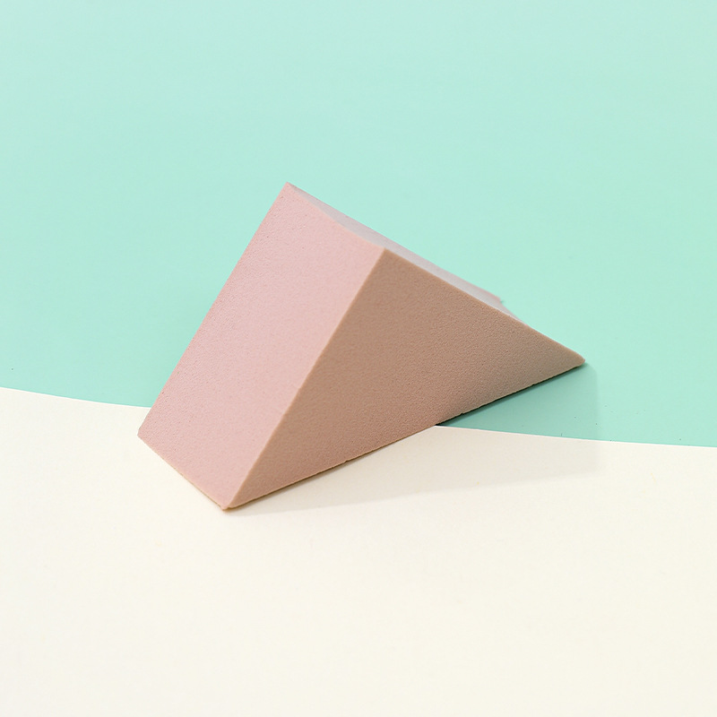 Herramientas especiales de manicuría personalizadas esponja de goma de alta densidad gradiente manicuría blush triángulo esponja