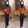 新款显瘦保暖翻领棉服