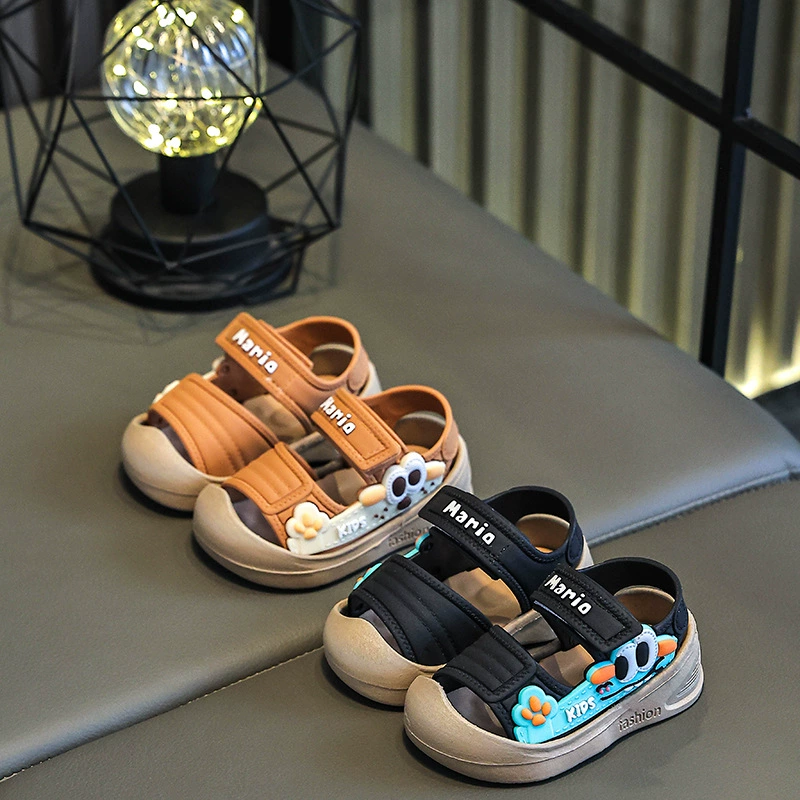 Детская карнавальная обувь для раннего возраста, нескользящая обувь, сандалии на липучке