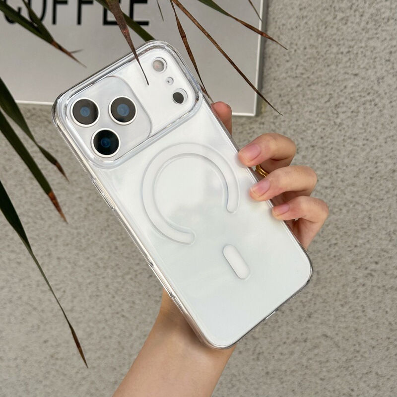 适用iPhone17AIR手机壳简约苹果16promax透明磁吸壳15防摔保护套|undefined