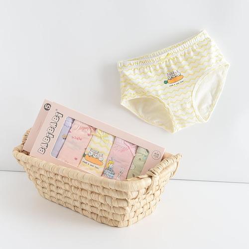 Barbi New Children's Underwear Gift Box Girls Cartoon Shorts Toddler Briefs Briefs Boneless Style