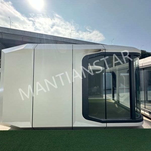 Casas móviles modulares de dos pisos cápsula espacial casa de vacaciones apartamento turístico punto escénico cápsula de manzana desmontaje alojamiento residencial