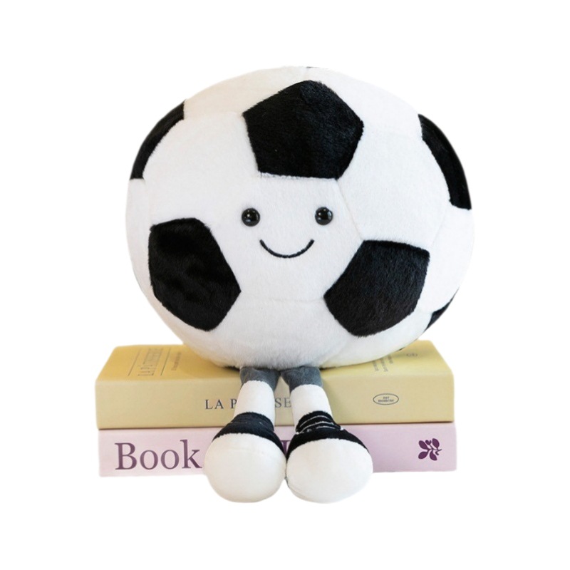 창조적 인 새로운 축구 봉제 장난감 베개 농구 인형 장식품 인형 휴일 선물 던지기 인형 도매