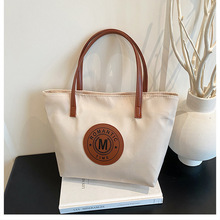 韩版时尚舒适背包2025秋季新款跨境女包洋气简约帆布单肩手拎包