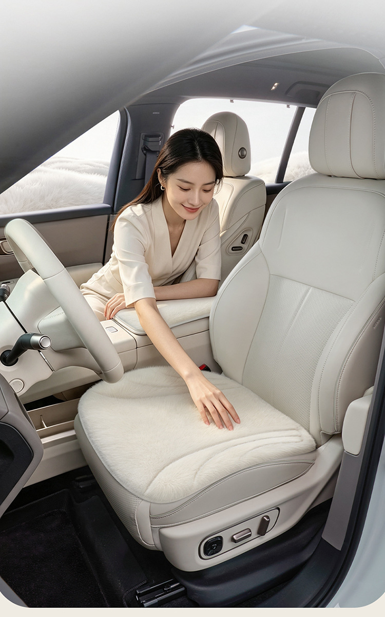 Car seat cushions, winter plush seat pads, warming pads, single-piece small square pads for the front and rear seats, set of three. Shopify