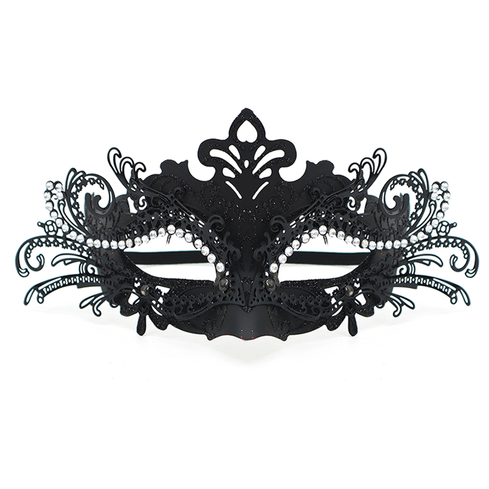 Ventas transfronterizas máscaras de hierro forjado de plástico de alta calidad máscaras de maquillaje de plástico pintadas máscaras de carnaval