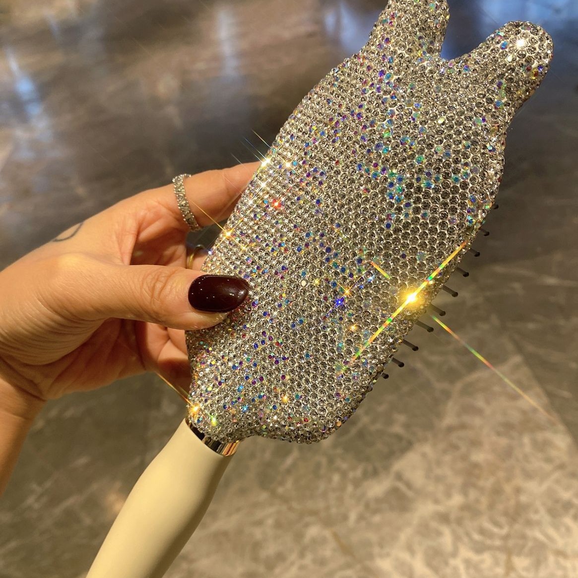 Pein de masaje de airbag doméstico cuero cabelludo cabello largo rizos de cabello de aire de diamantes de fabricación de comercio exterior transfronterizo venta directa de cabello de cabello suelto