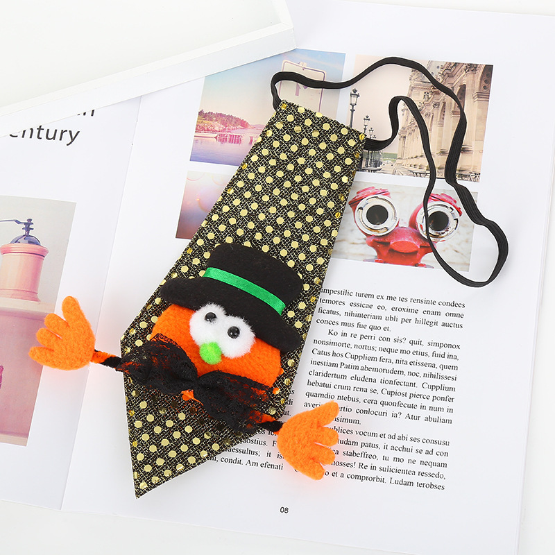 Corbata intermitente de Halloween Bar KTV fiesta corbata luminosa suministros de decoración espectáculo de fiesta pajarita festiva