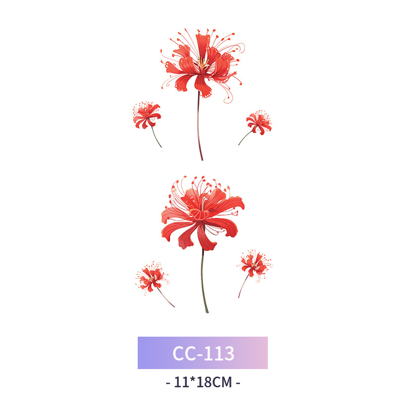 Transfronterizo en stock al por mayor de halloween colorido mariposa tatuaje pegatinas simulación sangrienta cicatriz pegatinas divertidas pegatinas impermeables