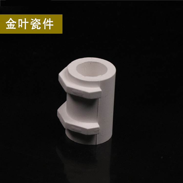 95氧化铝陶瓷套刚玉莫来石绝缘陶瓷高频绝缘隔热陶瓷氧化铝陶瓷