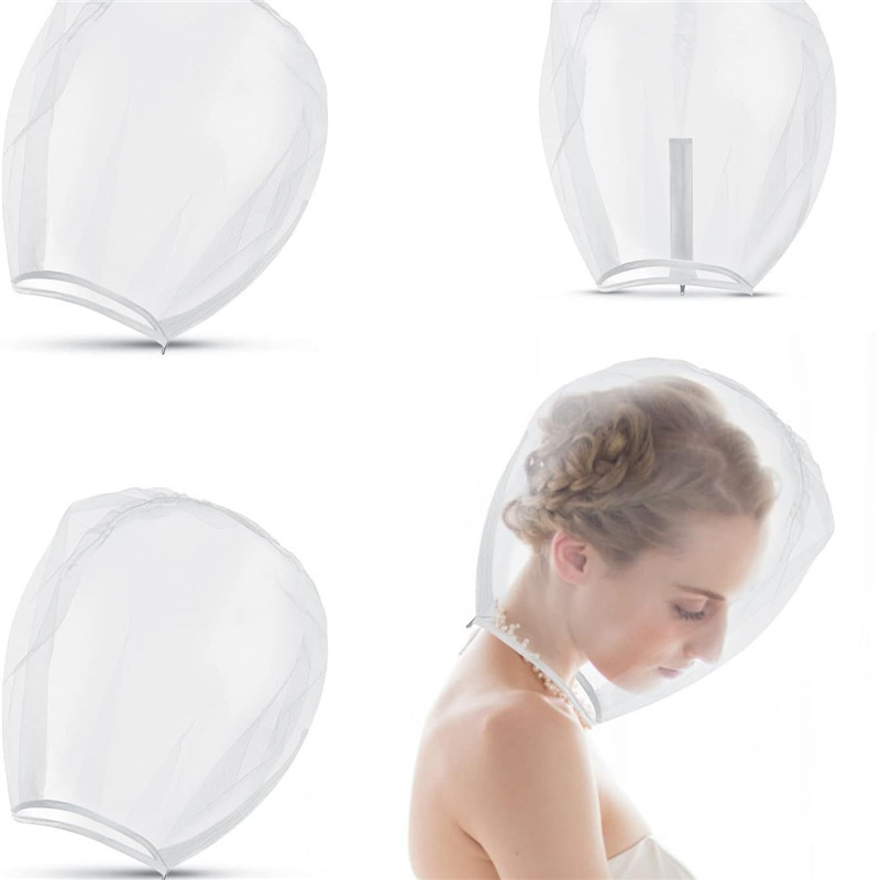 Bachelorette Party Mask Bride to Be Party Short European and American Style Bridal Veil Wedding Mesh Veil Mask
