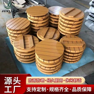 工厂定制户外Ps塑木桌面木板防雨防晒家具餐桌实木板材料塑木批发