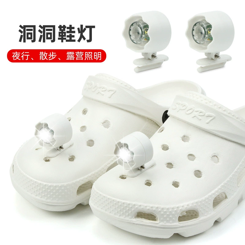 Прямые поставки с фабрики: креативные светодиодные сабо с пряжкой, светящиеся сабо для улицы, светящиеся аксессуары для обуви, цветочные аксессуары, декоративные светильники.