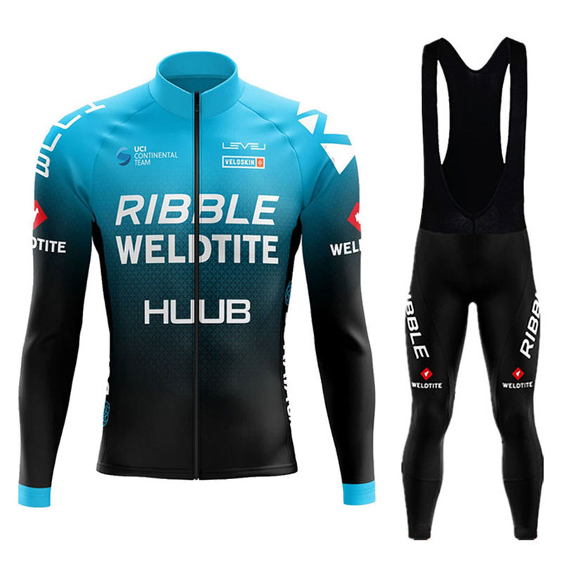 クロスボーダー専用huub騎手服長袖スーツ男性マウンテンバイク自転車服道路騎手装備卸売り