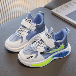 Boys' Shoes Children's Mesh Breathable Soft Sole Fashion Casual Shoes 2024 Summer Spring Torre Shoes Running Shoes