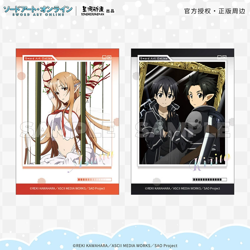 星河动漫 Sword Art Online ALO серия Асуна Кирито Лифа карта Полароид мерч