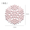 Silica gel table mat, kitchen, factory direct supply, with snowflakes