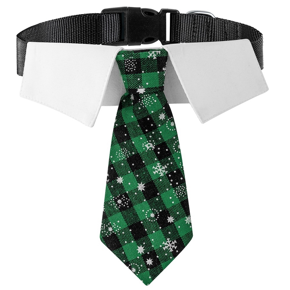 Tanpopo Navidad PET collar tie ropa para mascotas accesorios para mascotas pequeño mediano y grande perro tie