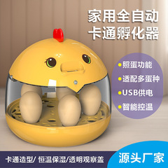 跨境出口小型迷你孵蛋器自动孵化器儿童孵蛋机芦丁小鸡鸟蛋孵化箱