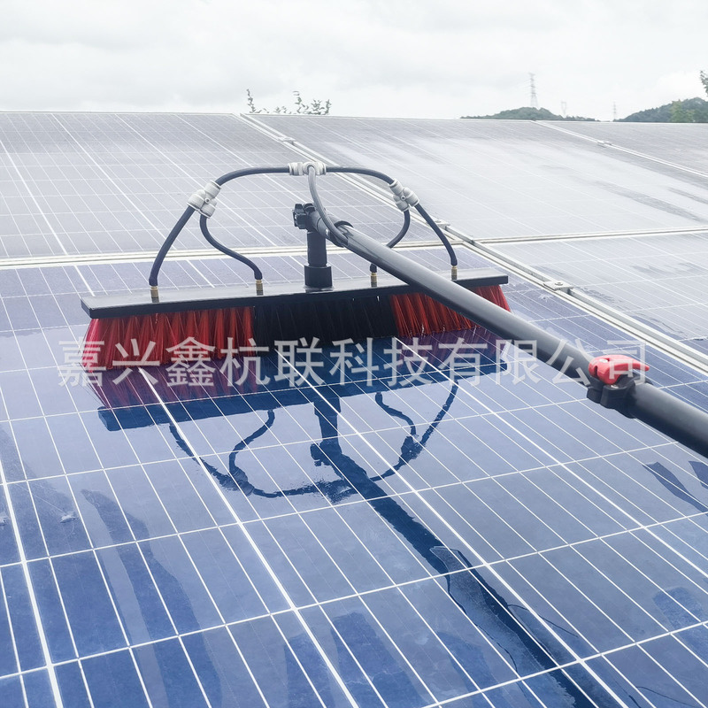Cross-Border Amazon Dropshipping Telescopic Pole 9m Photovoltaic Panel Cleaning Equipment Solar Panel House Wall Kit