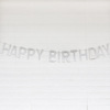 Gold and Silver Flash Powder Hollow Birthday Happy Lahua Children's Adult Life Party Happy Birthday Pulling flag