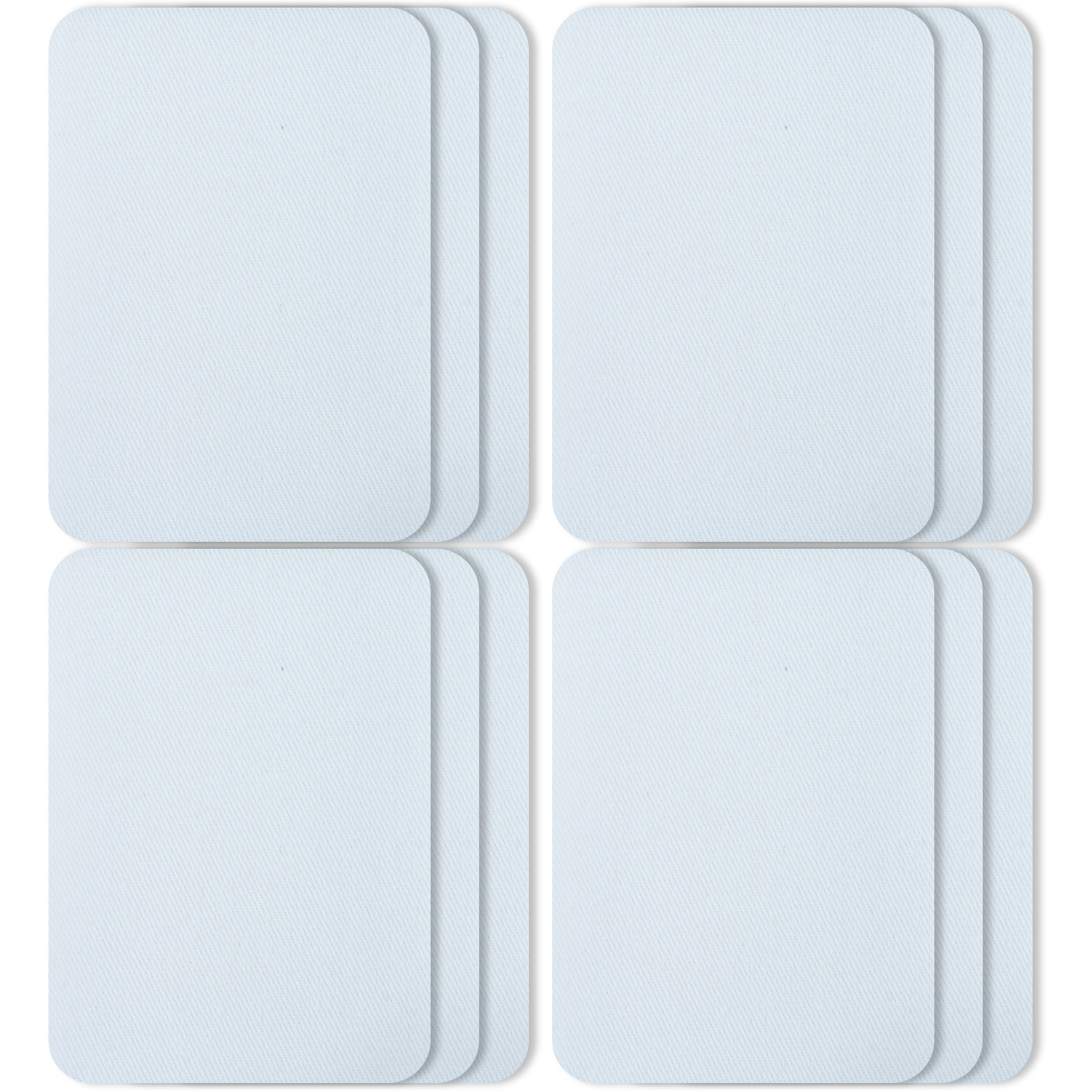 Parche de tela de algodón al por mayor parche de manga cuadrado parche de mezclilla camisa de suéter adhesivo de alta calidad parche de codo parche de rodilla