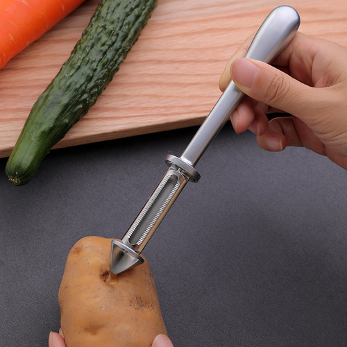 Manufacturer's new home-use peeling knife three-in-one multifunctional peeler scraper peeling knife melon planer