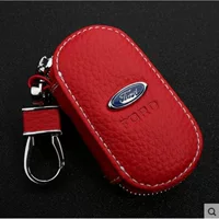 Подходит для ключей автомобиля Honda Kia Toyota Volkswagen Hyundai молния сумка для ключей марки автомобиля