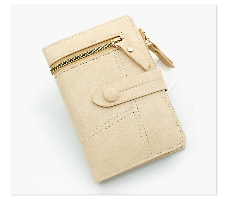 Portefeuille court pour femme de style japonais, petit portefeuille parfumé en cuir PU, porte-monnaie à fermeture éclair, 20 % de réduction sur le prix de gros_voghion.com