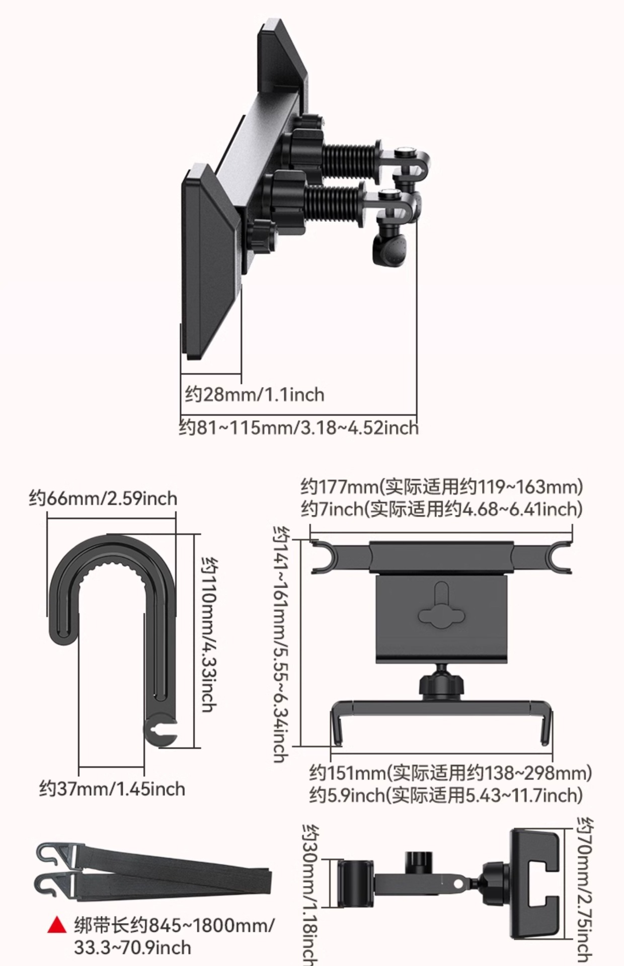 Suitable for Car Small Table, Car Rear Dining Table, In-Car Foldable Table, Computer Dining Table, Study Table and Chair Notes