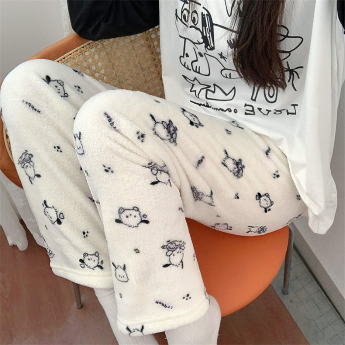 Pantalones de dormir de franela para perros pequeños Pacha