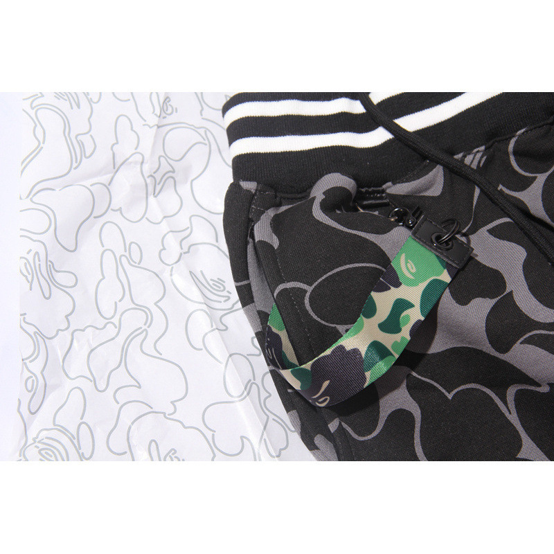 Foreign Trade Cross-Border Japanese Trendy Brand Bape Shark Pure Cotton Shorts Summer Unisex Camouflage Sports Casual Shorts