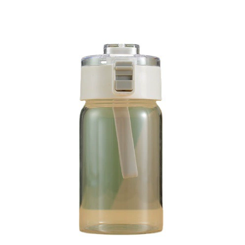 Plastic capacious handheld Japanese tea cup, (Physicals), simple and elegant design, fall protection