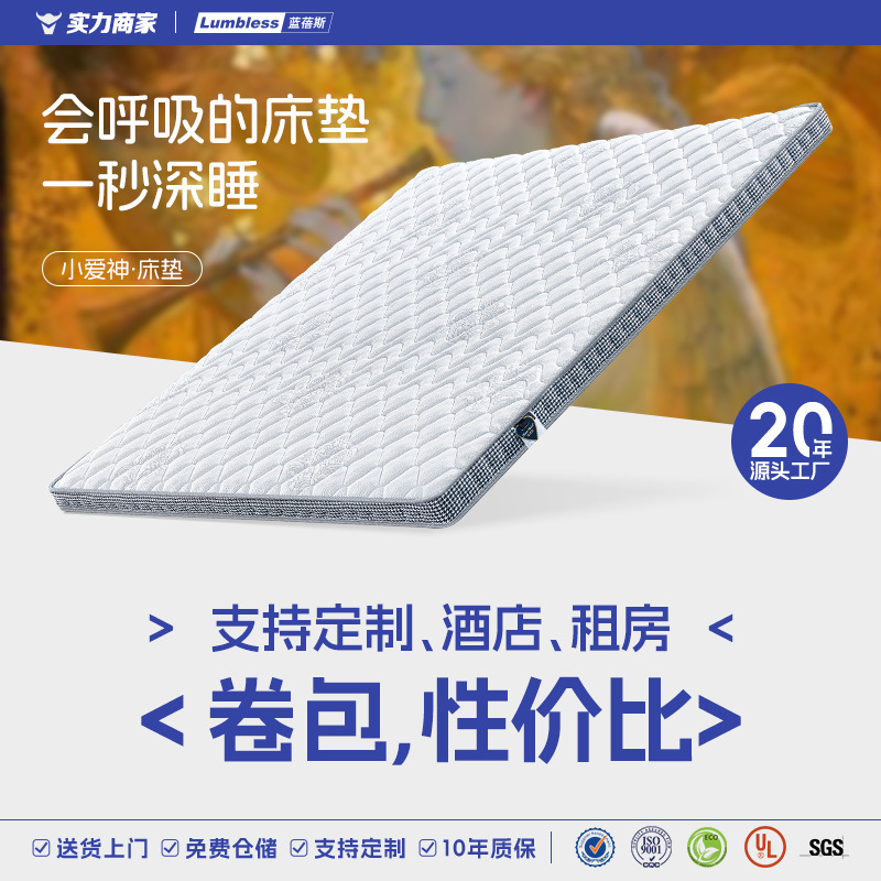 Hotel Rental Home Simmons Mattress for the Elderly and Children Spine Protection High Box Bed Tatami Spring Sponge Mattress
