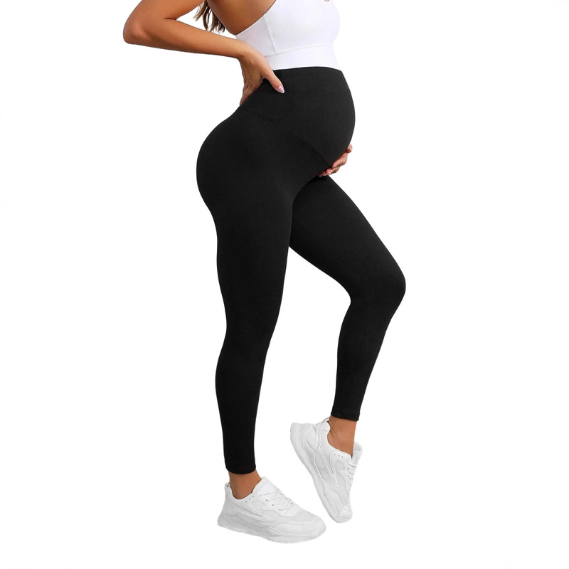 Amazon New Maternity Pants Xiyin Style Maternity Sports Yoga Pants Cross-Border Trade Women's Pants Elastic Maternity Pants