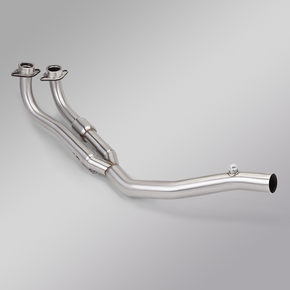 Motorcycle Exhaust Pipe Suitable for Kymco Guangyang Ak550 Front Section Connected to the Original Tail Section 17-21 Years