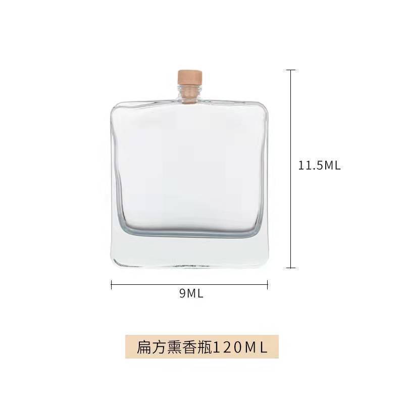 アロマボトル 美人頭アロマボトル飾り 50ml フラットスクエアアロマボトル クロスボーダー モンゴルパオ ローマ柱アロマ空ボトル|undefined