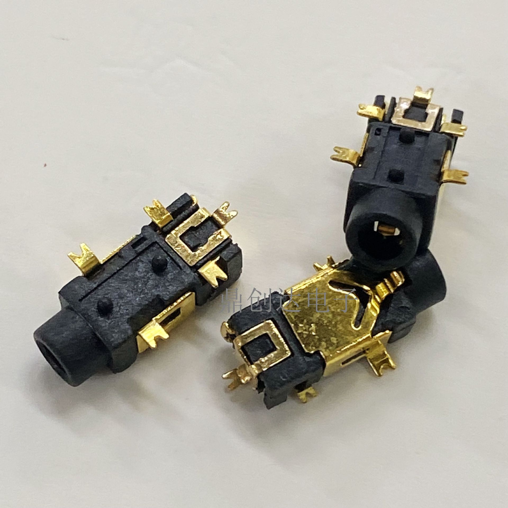 2.5插口贴片耳机插座PJ-209镀金五脚贴片音视频插座JACK音箱插座