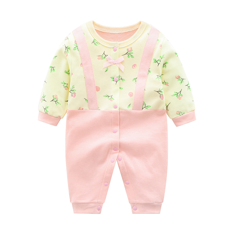 Luna Llena ropa de bebé hembra 6 meses recién nacido bebé mameluco primavera princesa primavera y verano 0-1 años bebé mono