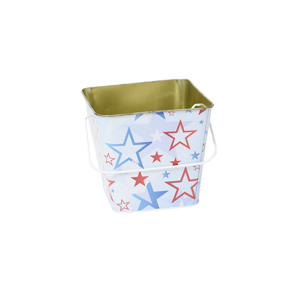 马口铁方形桶马口铁方形蜡烛桶 马口铁包装桶形铁盒