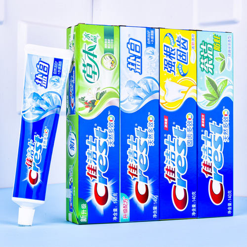 90g Crest toothpaste wholesale herbal crystal mint salt white clean gums fresh breath official 140