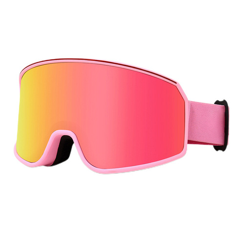 Outdoor ski goggles  new cross-border large field of view ski goggles cylindrical anti-fog ski goggles wholesale