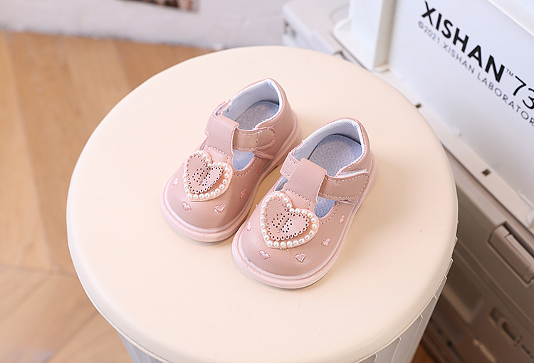 Scarpe da principessa in pelle per bambini piccoli, primavera e autunno, da 0 a 2 anni_voghion.com