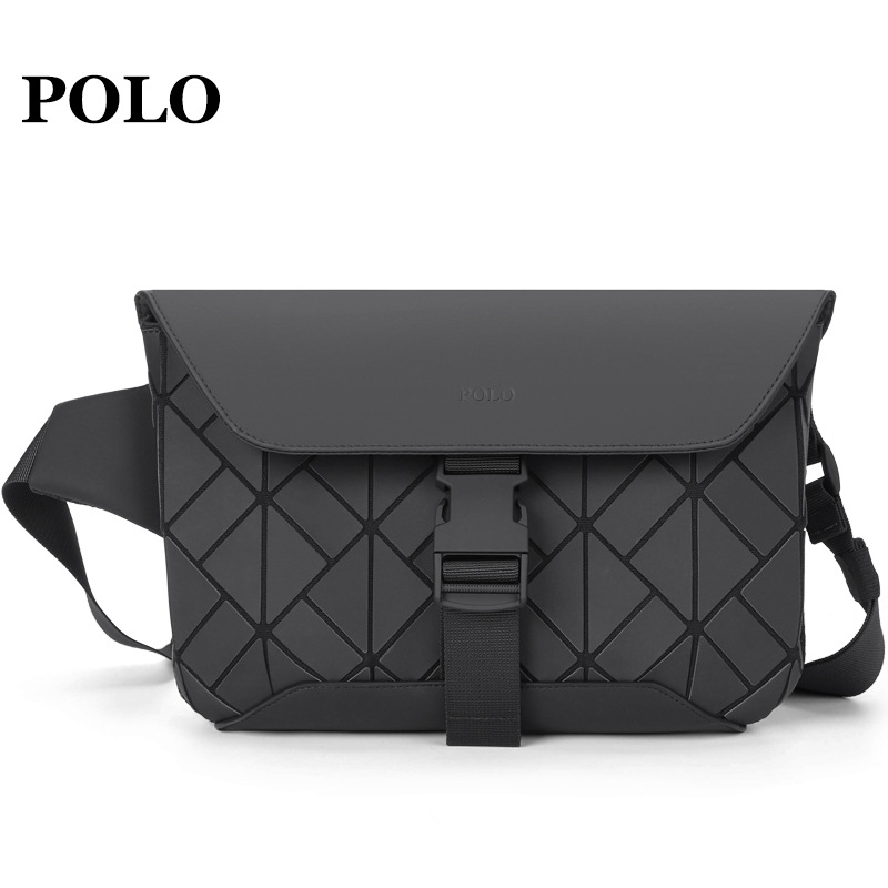 Polo Rhombus Chest Bag Men'sy Brand Super Popular Boys'Shoulder Crossbody Bag High-end Fashion Messenger Bag