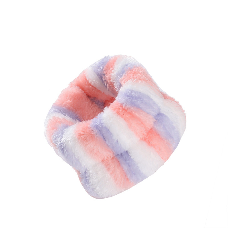 Arco banda de pelo al por mayor de las niñas de color sólido todo partido de maquillaje absorbente de sudor-limpieza lavado de cara correa de muñeca de franela banda de pelo