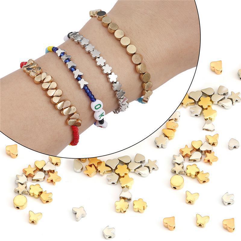 1 Set Plastic Star Heart Shape Flower DIY Jewelry Accessories Beads display picture 4